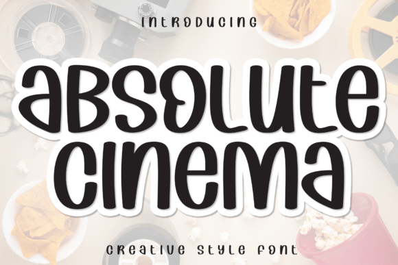 Absolute Cinema Font for Creative Projects