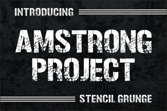 Amstrong Project Font for Bold Web Design