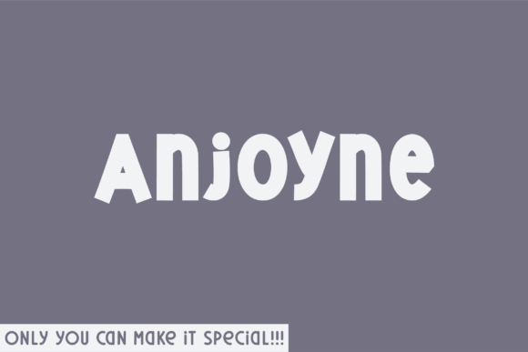 Anjoyne Font: Handwritten Elegance