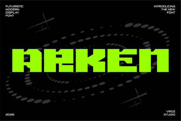 Arken Font for Business Branding