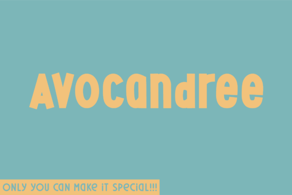 Avocandree Font for Bold Designs