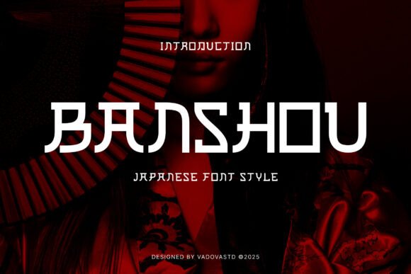 Banshou: A Japanese-Style Display Font