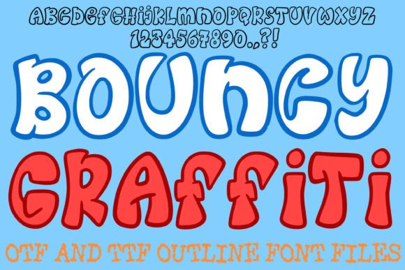 Bouncy Graffiti Font