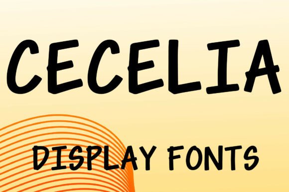 Cecelia: A Bold Display Font for Creative Campaigns