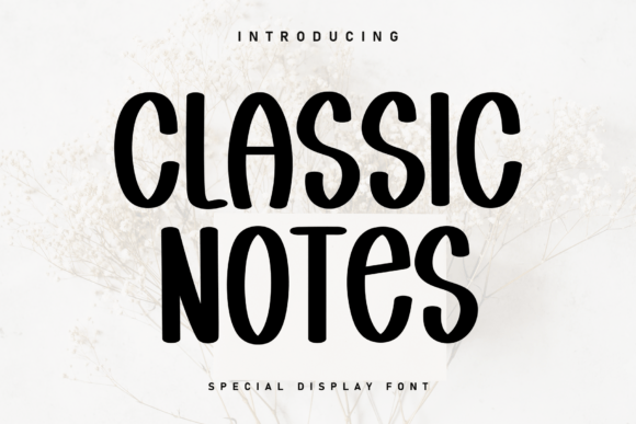 Classic Notes Font for Creative Projects