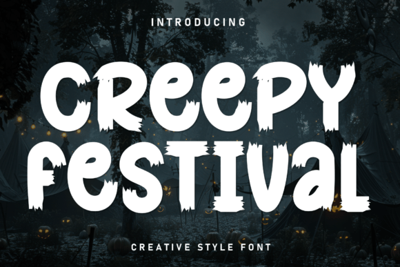 Creepy Festival Font for Creative Design