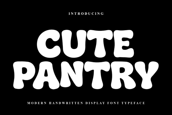 Cute Pantry Font for Festive Branding