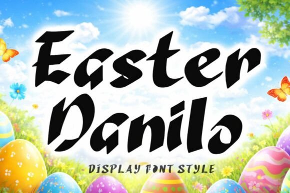 Easter Danilo Font for Creative Projects