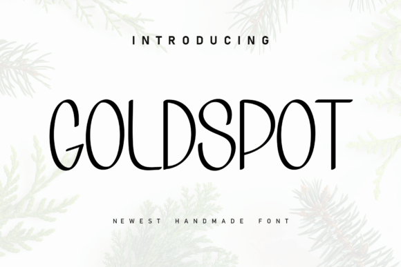 Goldspot Font for Web Design
