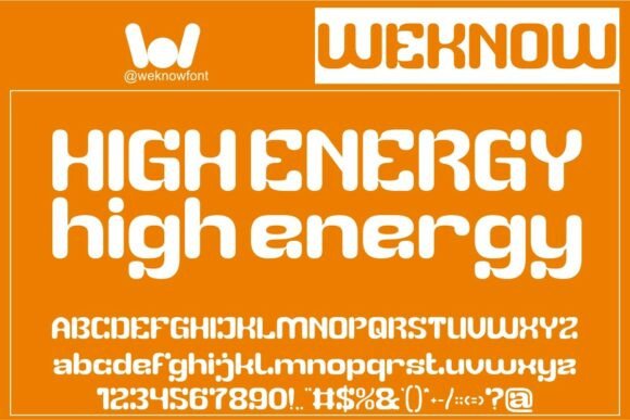 High Energy Font Review