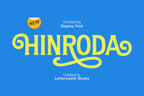 Hinroda: A Bold Display Font