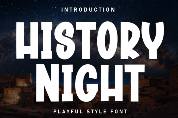 History Night Font