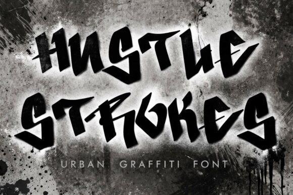Hustle Strokes Font for Bold Branding