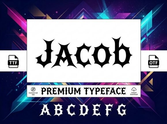 Jacob Font: Bold and Dramatic
