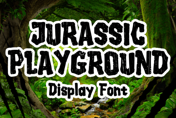 Jurassic Playground Font for Creative Brands