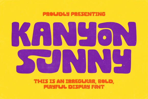 Kanyon Sunny Font for Business Branding