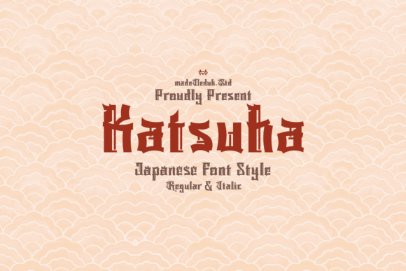 Katsuha: A Bold Display Font