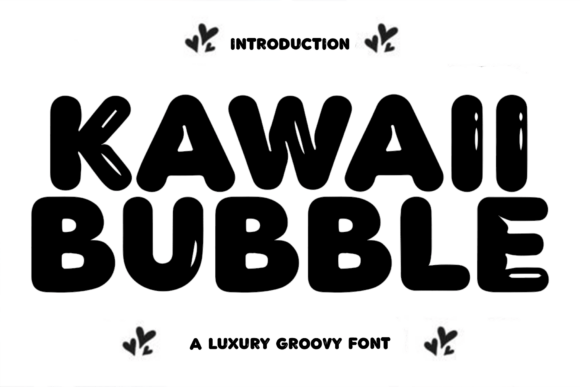 Kawaii Bubble Font for Creative Projects