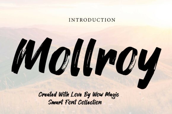 Mollroy: A Bold Display Font