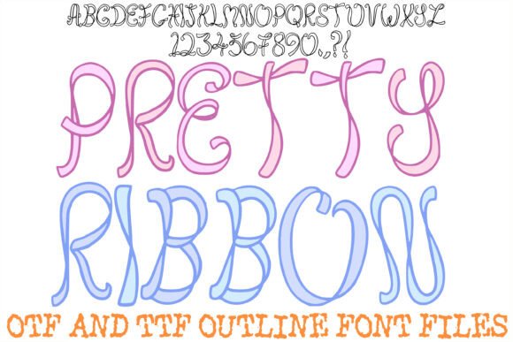 Pretty Ribbon Font for Festive Campaigns