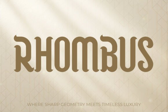 Rhombus Font: Bold and Timeless