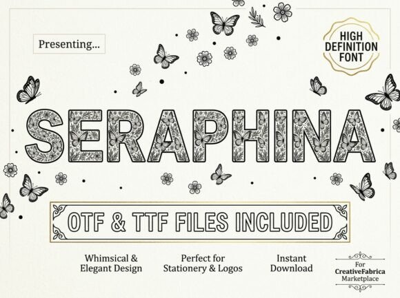 Seraphina: A Premium Display Font for Business Branding
