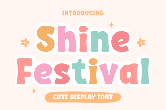 Shine Festival Font for Creative Projects