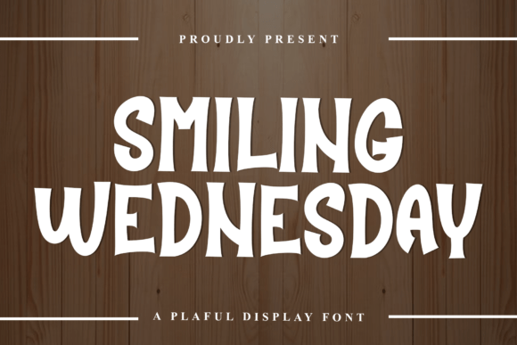 Smiling Wednesday Font for Festive Campaigns