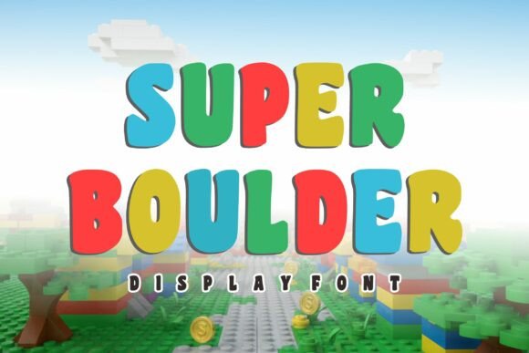 Super Boulder Font for Creative Makers