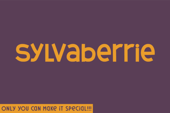 Sylvaberrie: A Natural Handwritten Font