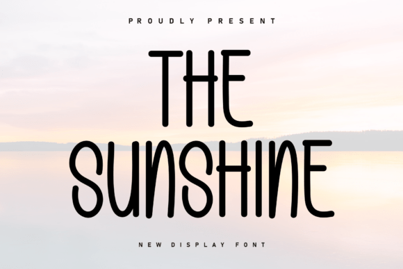 The Sunshine Font for Creative Campaigns
